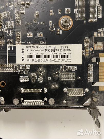 Видеокарта gtx 960 2gb