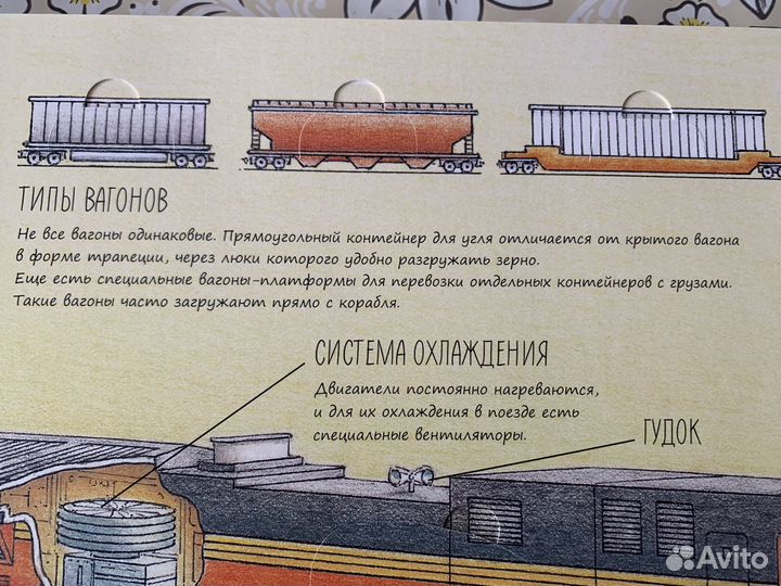 Книга с окошками Гигантский транспорт