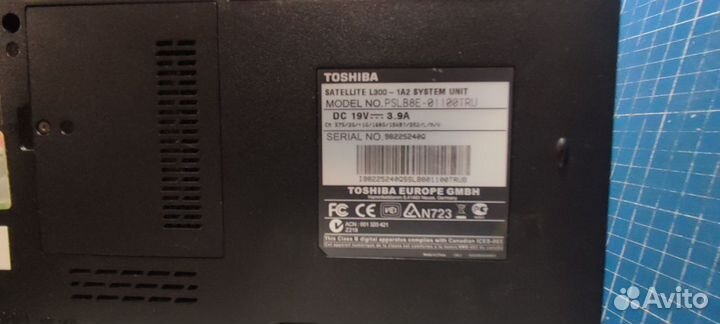 Ноутбук 15,4 Toshiba Satellite L300