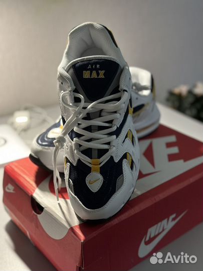 Кроссовки nike air max 96 ii goldenrod white