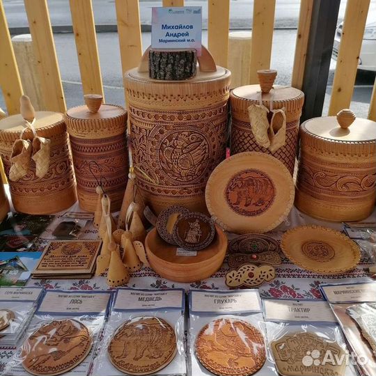 Сувениры из бересты
