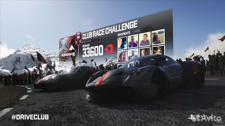 Диск Driveclub PS4