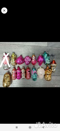 Елочные игрушки СССР