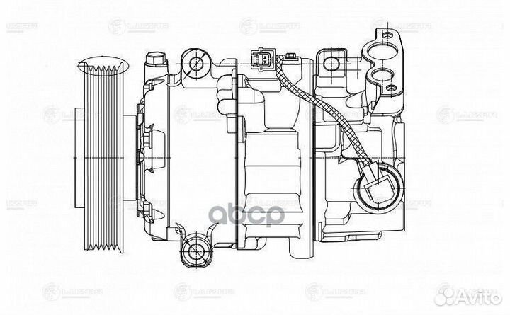 Компрессор кондиц. для а/м Renault Megane III