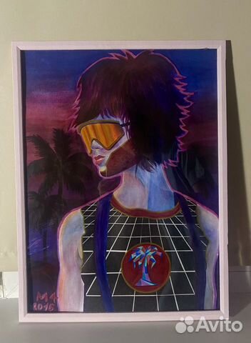 Картина в стиле Киберпанк