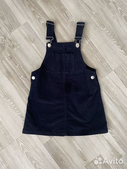 Сарафан Mango для девочки вельветовый