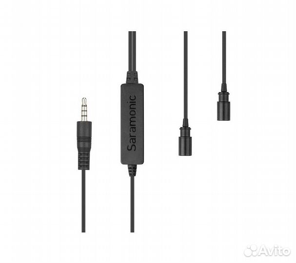 Микрофон Saramonic LavMicro 2M петличный двойной с