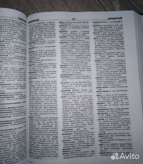 Комплект больших словарей: немецко-русский и русск