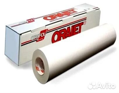 Белая глянцевая пленка Ораджет 3551 для такси