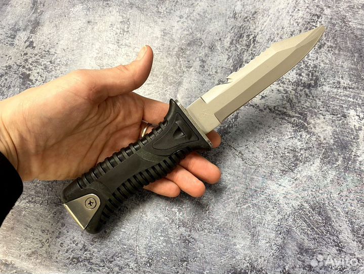 Нож Мурена, пластик ножны, VD64