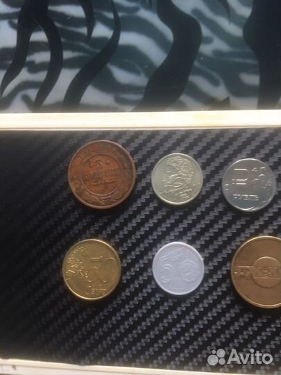 Монета России и евроцент