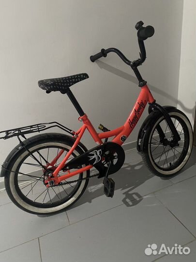 Велосипед детский 16 дюймов розовый