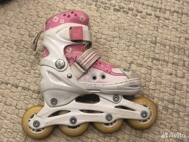 Роликовые коньки для девочки размер 27-30