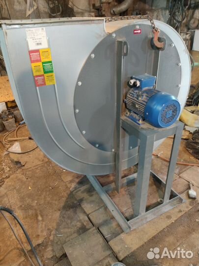 Вентилятор вр80-75 N8, 4кВт, 1000 об/мин, левый