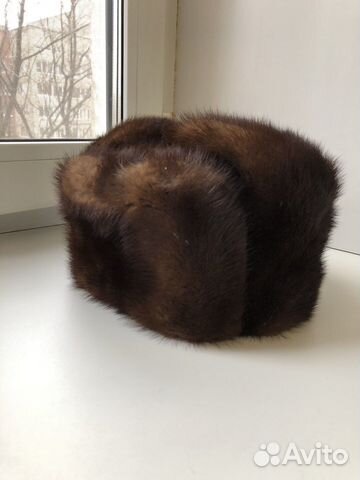 Норковая шапка мужская