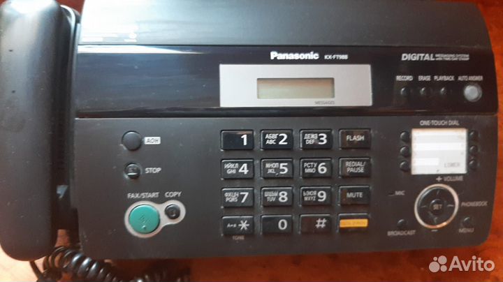 Телефон факс panasonic