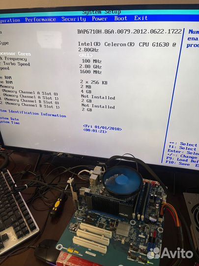 Материнская плата Intel LGA1156 + cpu