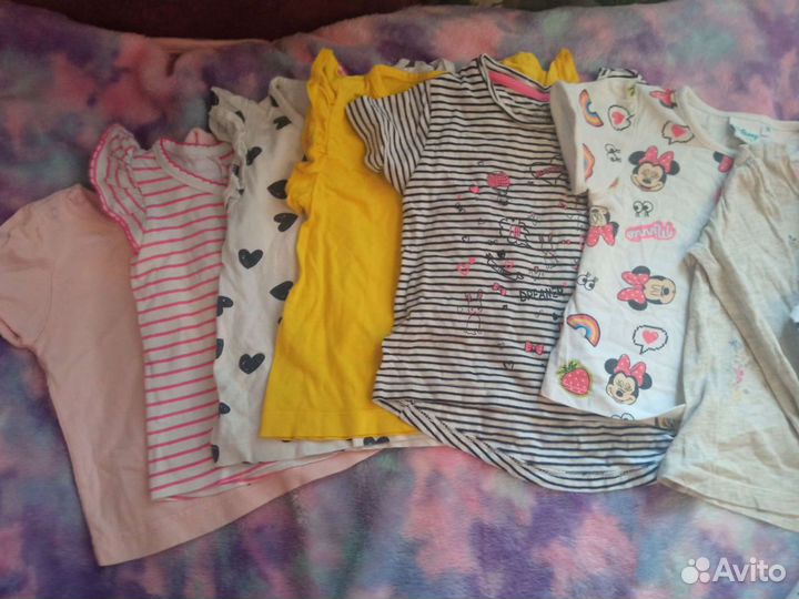 Вещи на девочку пакетом 74-80