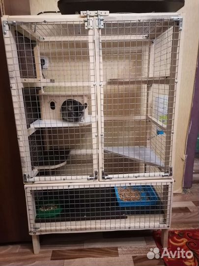 Клетка-Витрина для шиншиллы