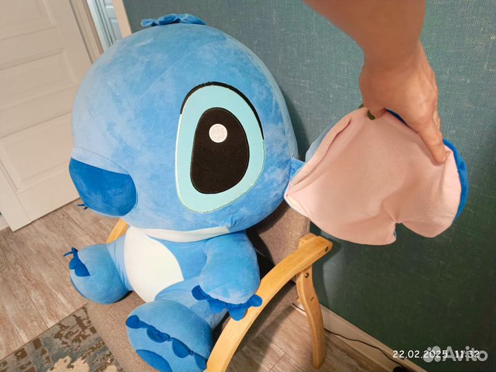 Стич мягкая игрушка 75 см