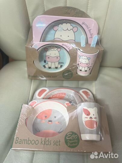 Детская посуда из бамбука