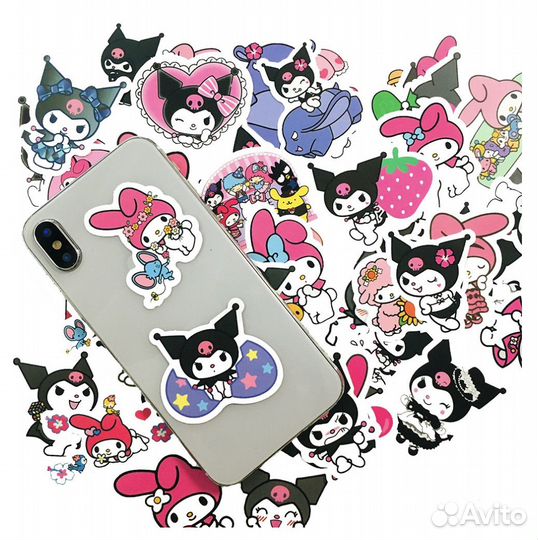 Наклейки стикеры для творчества - 50шт