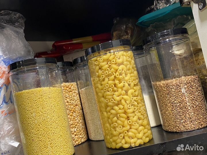 Набор банок для хранения сыпучих продуктов
