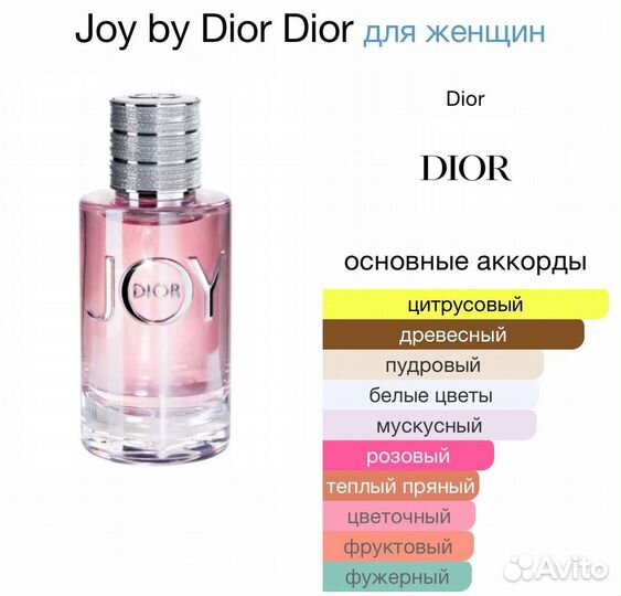 Dior Joy парфюмерная вода