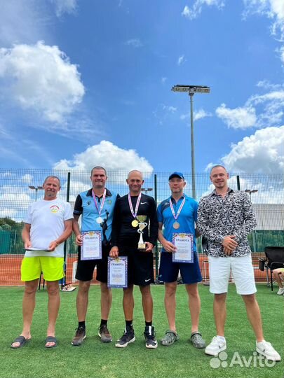 Теннис:обучение, спарринг, натяжка ракеток