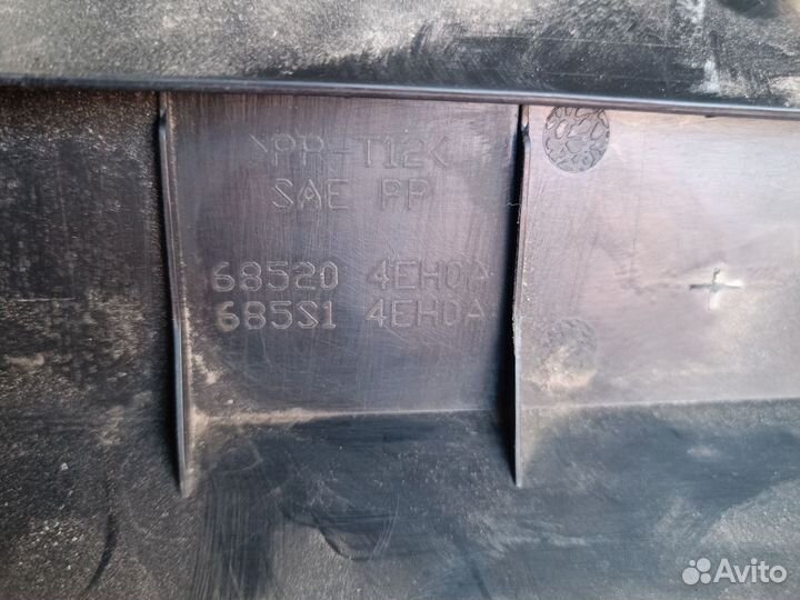 Накладка торпедо бардачок nissan qashqai g11