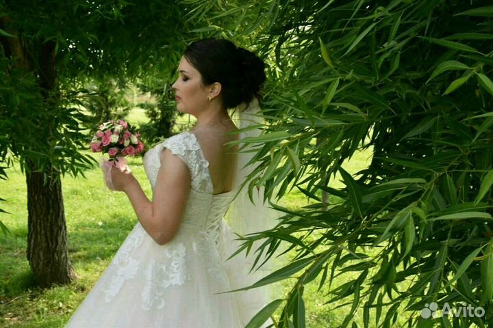 Свадебное платье 44-48 размер
