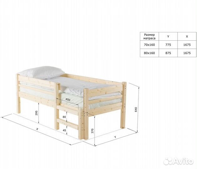 Детская кровать Тедди
