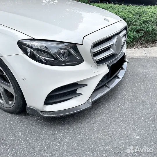 Губа сплиттер Mercedes W213 C238 дорест AMG