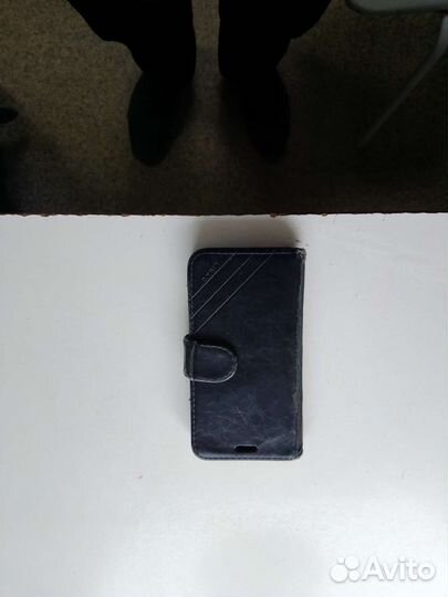 Кожаный чехол samsung J3