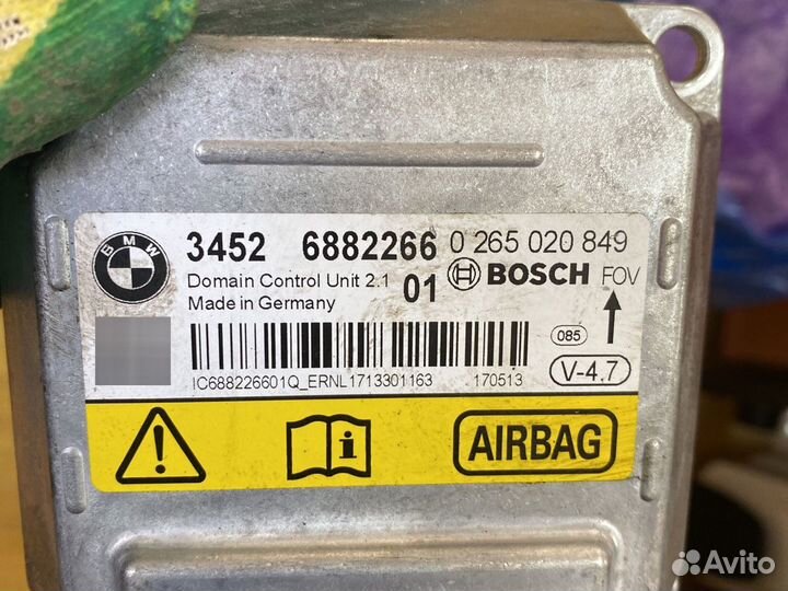 Блок управления Airbag ICM BMW F15 34526882266