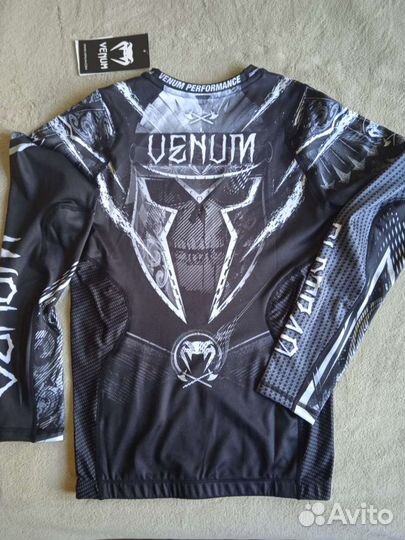 Рашгард Venum Gladiator 4.0 Black/White