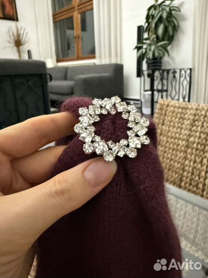 Кашемировая повязка на голову