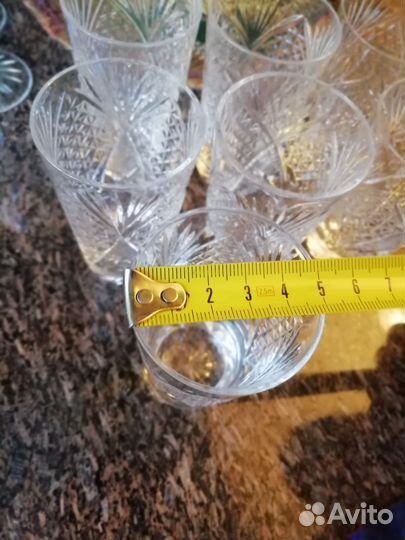 Хрустальные рюмки