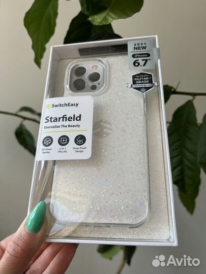 Чехол SwitchEasy Starfield iPhone 13 Pro max прозр