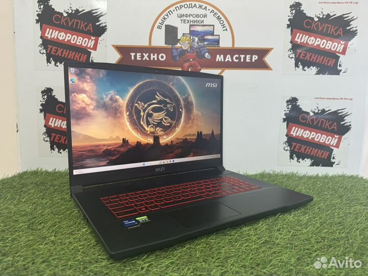 Пушка MSI Katana i7 12650H rtx3050ti 16ram ssd512