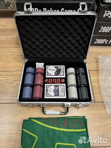 Покерный набор 200 фишек