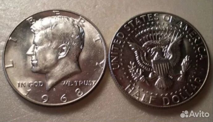 Монета серебро