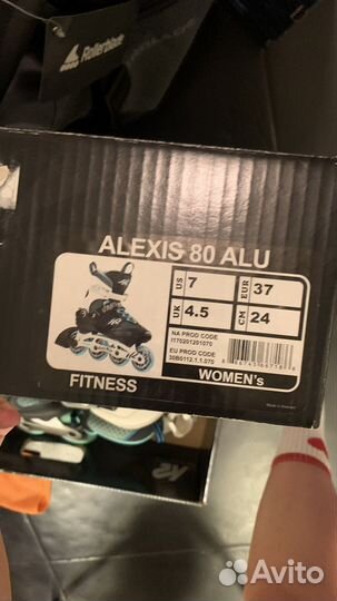 Роликовые коньки ролики женские K2 Alexis 80 Alu