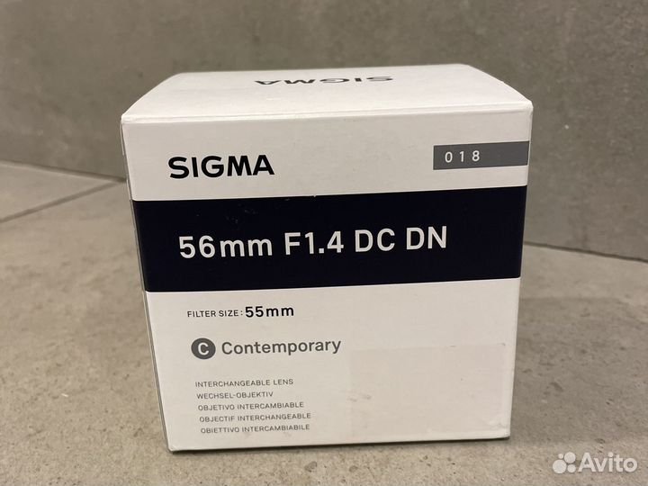 Sigma 56mm f/1.4 DC DN Contemporary Sony E Новый