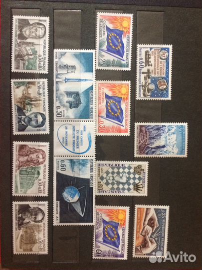 Марки альбом Франция