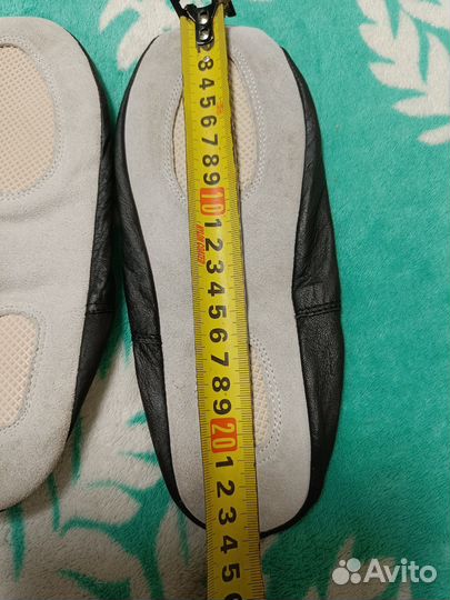 Чешки кожа Италия 37 размер чёрные