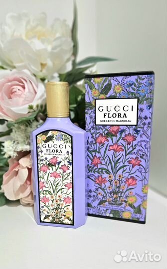 Gucci Flora Gorgeous Magnolia 100ml женский EDP