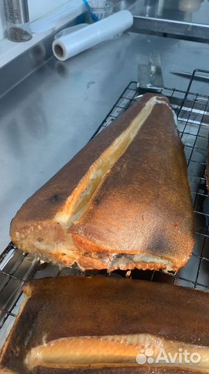 Палтус горячего копчения