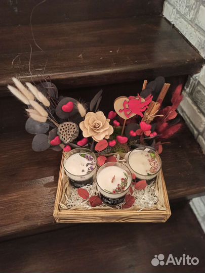 Соевые свечи ручной работы