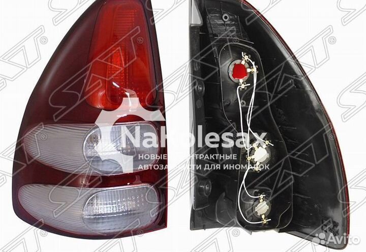 Фонарь задний toyota land cruiser prado 02-09 LH